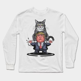 Cats Against Trump Long Sleeve T-Shirt